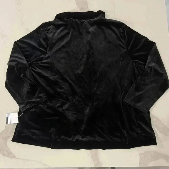 Ophelia Roe NWT Velour Blazer Women's Size 2X Holiday Party Christmas Workwear - Picture 5 of 7